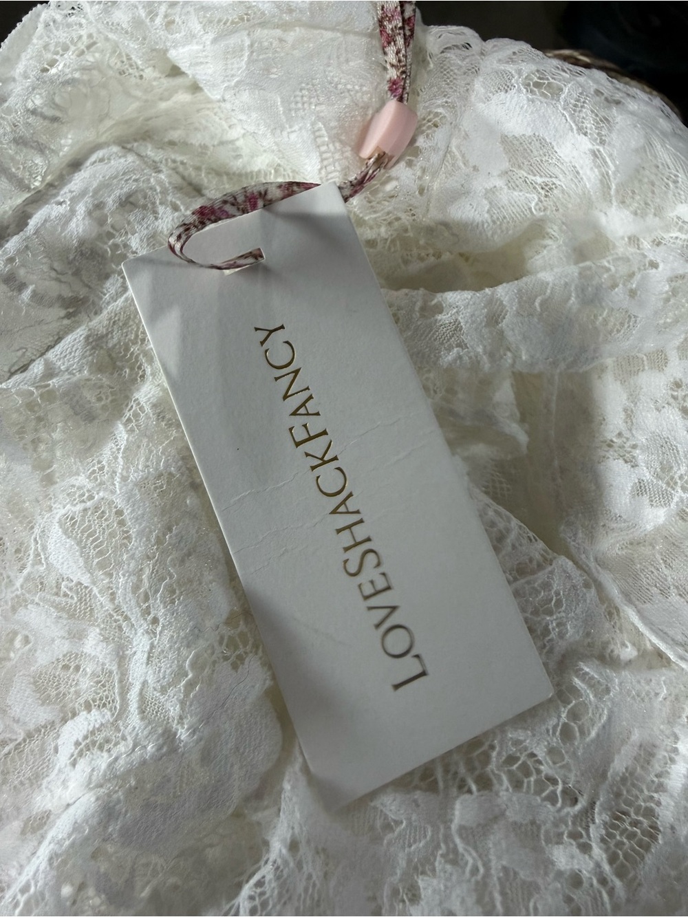 LoveShackFancy Sobine Mini Dress 14-NWT - Picture 8 of 9
